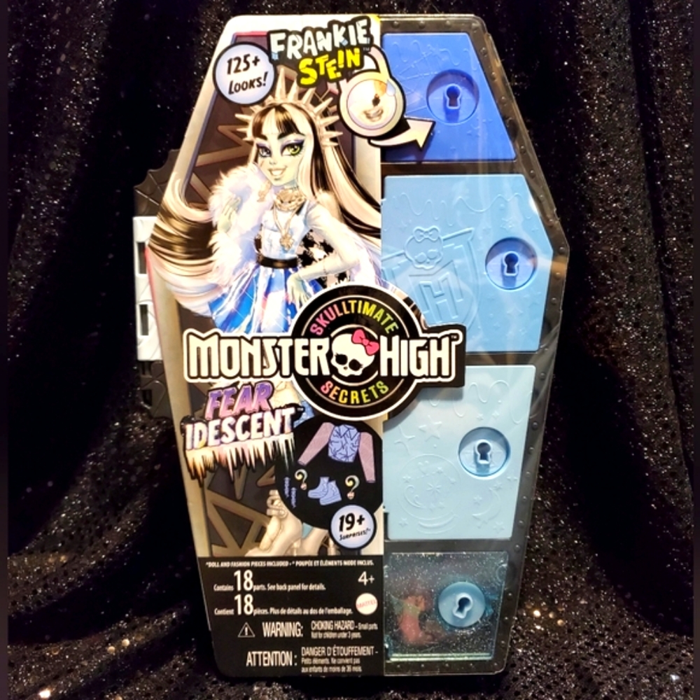 NIB Monster High Skulltimate Secrets Fearidescent Frankie Stein Doll IN …